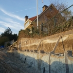 Affrezen bovenste gedeelte CSM-wand en opzoeken ankerstoelen in CSM-wand t.b.v. het boren van de groutankers