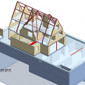 Eindruck von der Villa mit zwei Schichten Keller