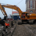 Over de kop boren van groutankers door de CSM-wand