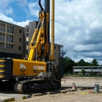 Klaar voor de start in Apeldoorn voor parkeergarage Anklaar, bij het Scala-gebouw