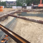 Bouwkuip op maximale ontgraving