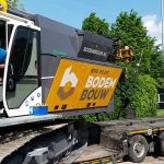 Precisiewerk bij het lossen van de Bauer machine