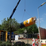 Aanvoeren en lossen BodemBouw materieel