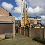 Opbouwen Bauer RG21 machine en voorbereiden bouwproject aan de Parklaan 1 - Veghel