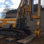 Opbouwen Bauer RG21 machine en voorbereiden bouwproject aan de Parklaan 1 - Veghel