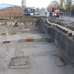 Oplevering bouwkuip voor storten vloer