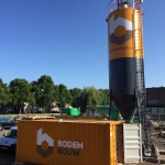 Silo en werkcontainer