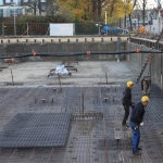 Oplevering bouwkuip voor storten vloer