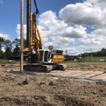 Productie kwelscherm voor een gesloten polderbouwkuip