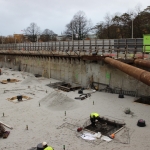 Eerste gedeelte bouwkuip ontgraven