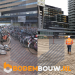 Inspectie van de bouwlocatie voor opstart