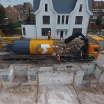 Aanvoeren en opbouwen materieel