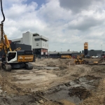 Productie CSM-wanden t.b.v. een gesloten bouwkuip