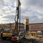 Cutter Soilmixing in bedrijf