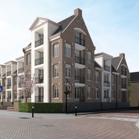 Impressie van het nieuwbouw appartementencomplex Rozenoord