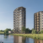 Impressie nieuwbouw complex Beethoven